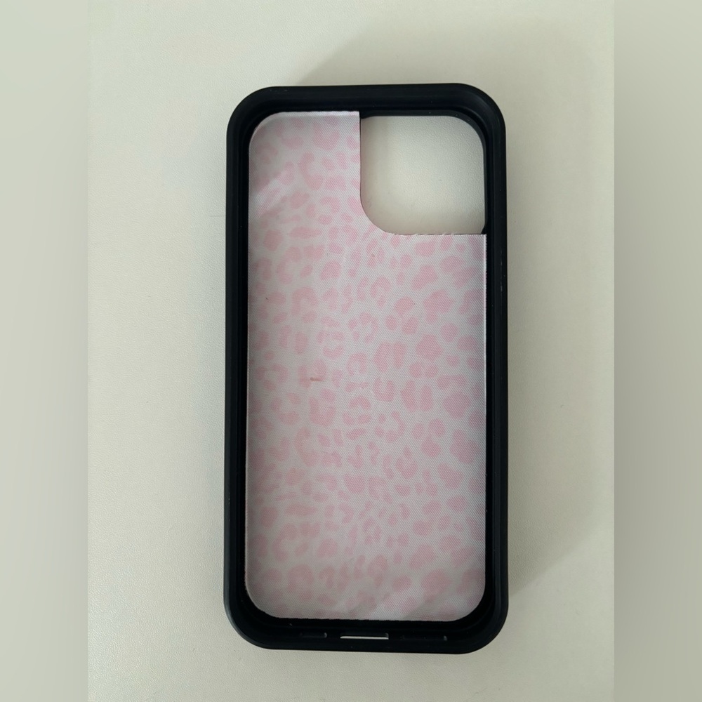 Wildflower iPhone 15 Pink Leopard Print Phone Case - Picture 2 of 5